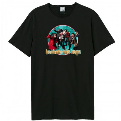 Front - Amplified Unisex Adult Circle Backstreet Boys T-Shirt