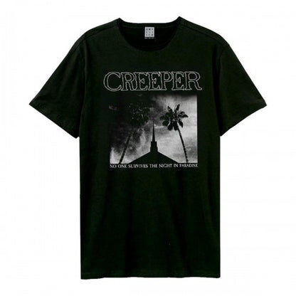 Front - Amplified Unisex Adult Night In Paradise Creeper T-Shirt