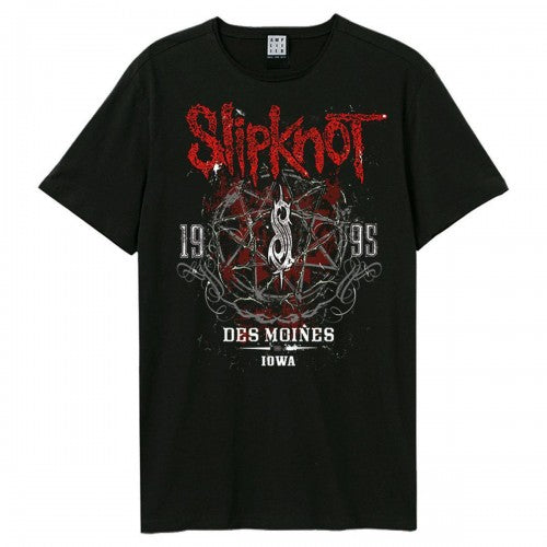 Front - Amplified Unisex Adult Des Moines Slipknot T-Shirt