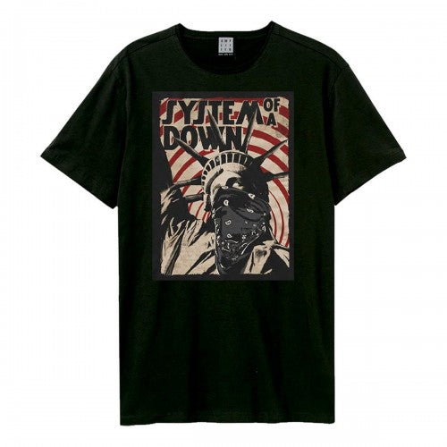 Front - Amplified Unisex Adult Statue Of Liberty Systems Of A Down T-Shirt