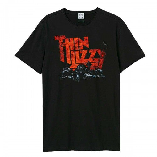 Front - Amplified Unisex Adult Halloween Thin Lizzy Logo T-Shirt