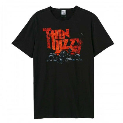 Front - Amplified Unisex Adult Halloween Thin Lizzy Logo T-Shirt