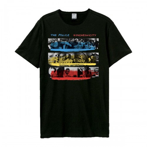 Front - Amplified Unisex Adult Synchronicity The Police T-Shirt
