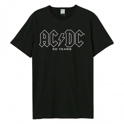 Front - Amplified Unisex Adult History Of A Tee AC/DC T-Shirt
