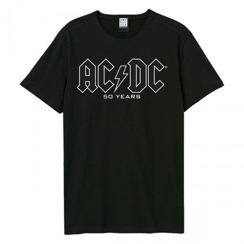 Front - Amplified Unisex Adult History Of A Tee AC/DC T-Shirt