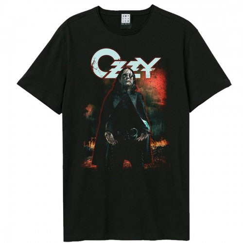 Front - Amplified Unisex Adult Halloween Cape Ozzy Osbourne T-Shirt