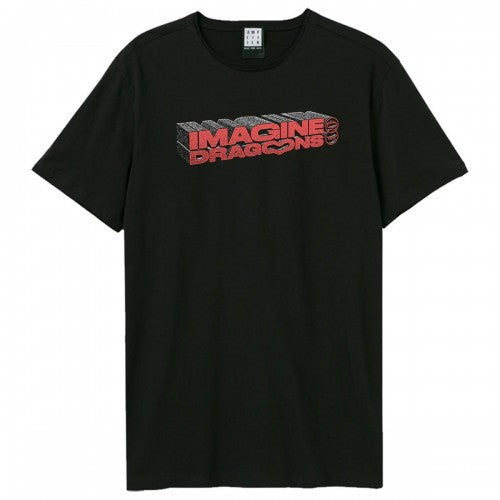 Front - Amplified Unisex Adult 3D Name Imagine Dragons T-Shirt