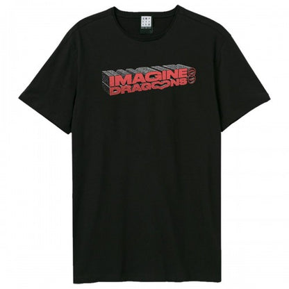 Front - Amplified Unisex Adult 3D Name Imagine Dragons T-Shirt