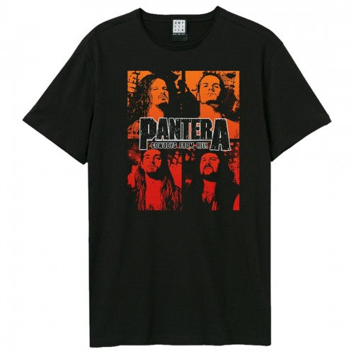 Front - Amplified Unisex Adult Cowboys Square Pantera T-Shirt