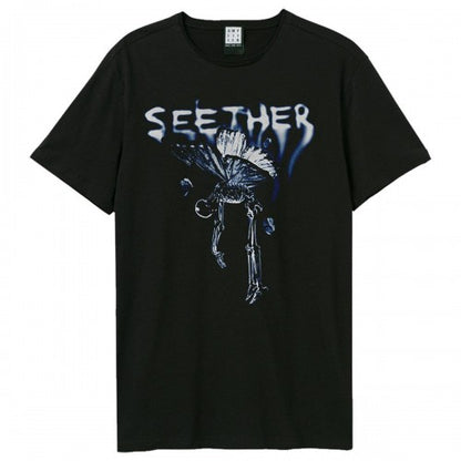 Front - Amplified Unisex Adult Butterfly Seether T-Shirt