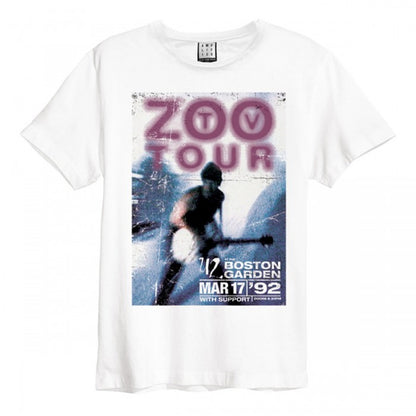 Front - Amplified Unisex Adult Zoo TV Tour U2 T-Shirt