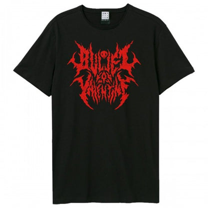 Front - Amplified Unisex Adult Black Metal Font Bullet For My Valentine T-Shirt
