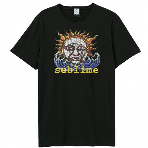 Front - Amplified Unisex Adult Ska Sun Sublime Logo T-Shirt
