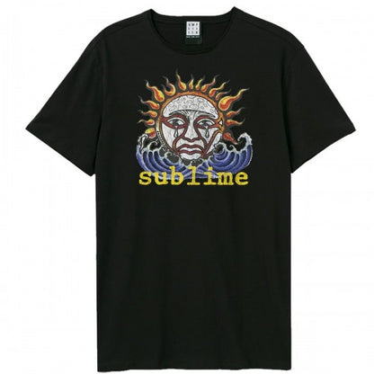 Front - Amplified Unisex Adult Ska Sun Sublime Logo T-Shirt