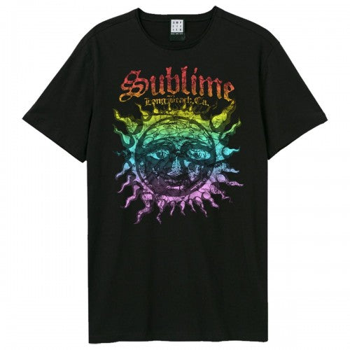 Front - Amplified Unisex Adult Ombre Sun Sublime T-Shirt