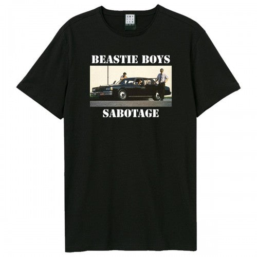 Front - Amplified Unisex Adult Sabotage Beastie Boys T-Shirt