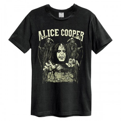 Front - Amplified Unisex Adult Reapers Alice Cooper T-Shirt