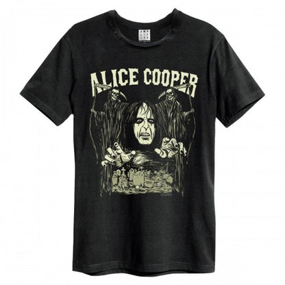 Front - Amplified Unisex Adult Reapers Alice Cooper T-Shirt