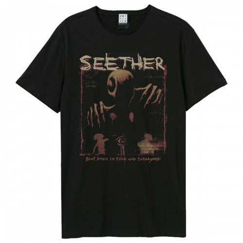 Front - Amplified Unisex Adult Beat Down In Fear Seether T-Shirt