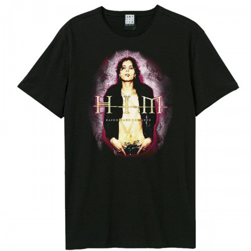 Front - Amplified Unisex Adult Razorblade Romance HIM T-Shirt