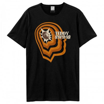 Front - Amplified Unisex Adult Bang Teddy Swims T-Shirt