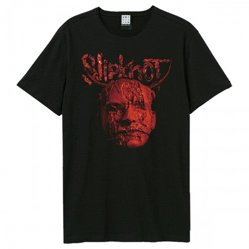 Front - Amplified Unisex Adult Bloody Head Slipknot T-Shirt
