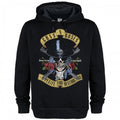 Front - Amplified Unisex Adult Tophat Skull Guns N Roses Hoodie