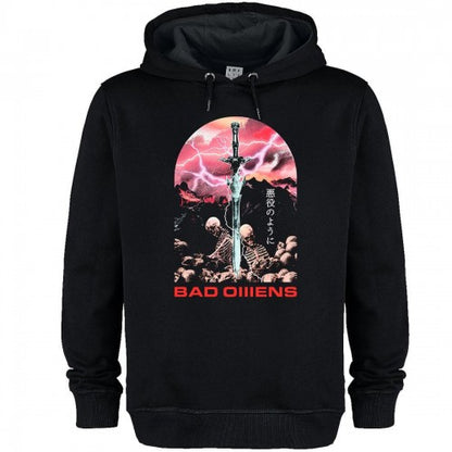 Front - Amplified Unisex Adult Fantasy Sword Bad Omens Hoodie