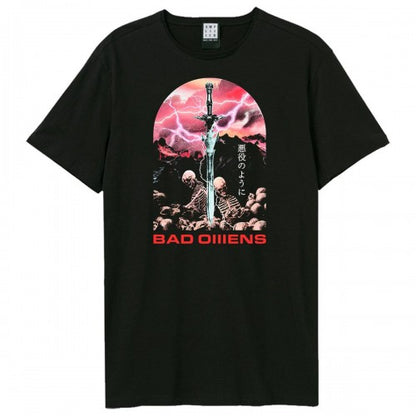 Front - Amplified Unisex Adult Fantasy Sword Bad Omens T-Shirt
