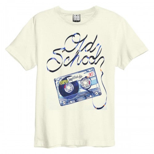 Front - Amplified Unisex Adult Old School Audio A Vintage T-Shirt