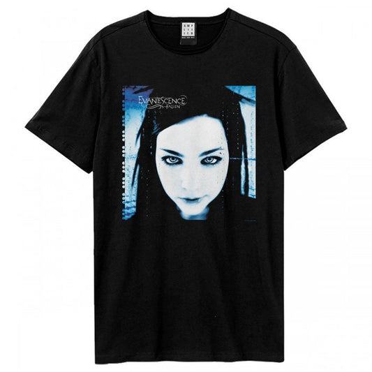 Front - Evanescence Unisex Adult Fallen Cover T-Shirt