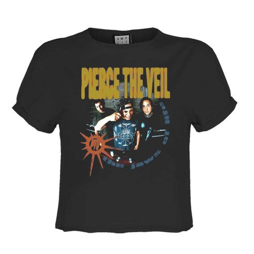 Front - Amplified Womens/Ladies The Jaws Of Life Pierce The Veil Crop Top