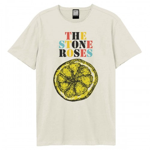 Front - Amplified Unisex Adult Stencil And Lemon The Stone Roses T-Shirt