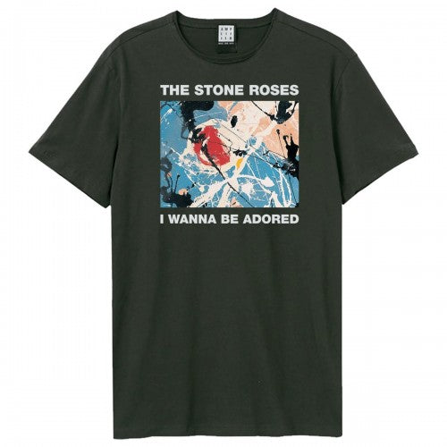 Front - Amplified Unisex Adult I Wanna Be Adored The Stone Roses T-Shirt
