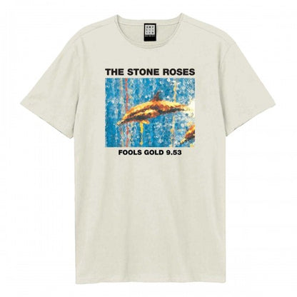 Front - Amplified Unisex Adult Fools Gold The Stone Roses T-Shirt