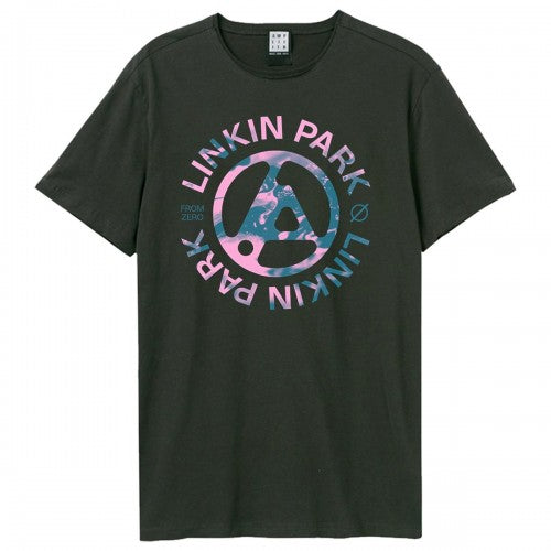 Front - Amplified Unisex Adult From Zero Camo Spill Linkin Park T-Shirt
