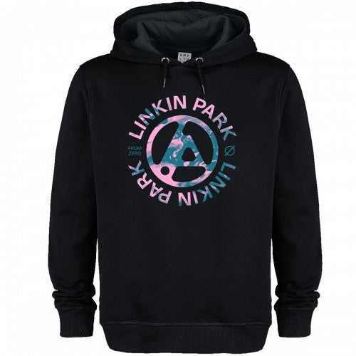 Front - Amplified Unisex Adult From Zero Camo Spill Linkin Park Hoodie