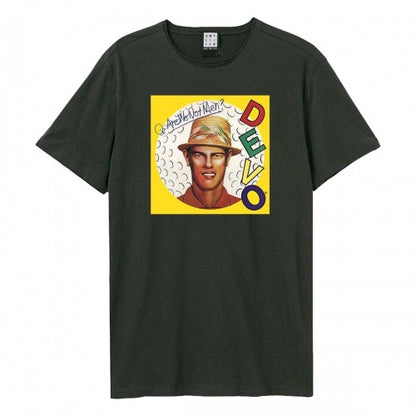 Front - Amplified Unisex Adult Are We Not Men DEVO T-Shirt