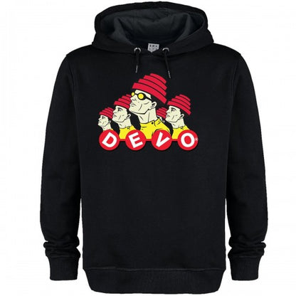 Front - Amplified Unisex Adult Colour With Dancing Letters DEVO Hoodie