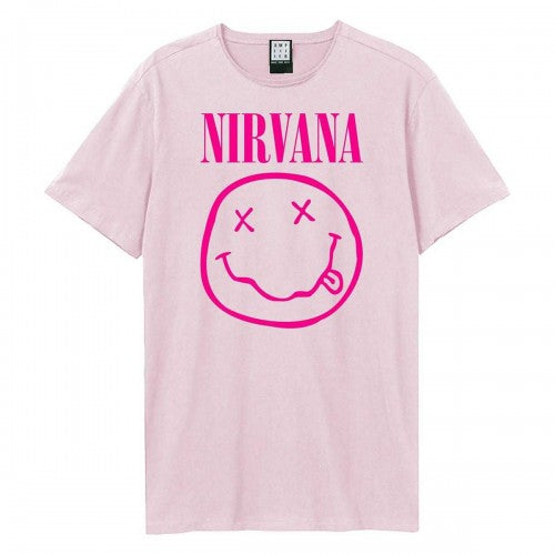 Front - Amplified Unisex Adult Face Nirvana T-Shirt