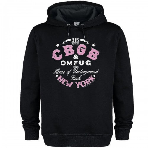 Front - Amplified Unisex Adult CBGB Two Tone Logo Hoodie