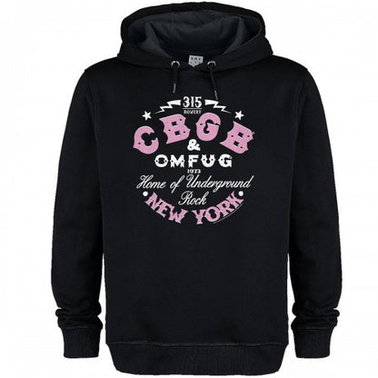 Front - Amplified Unisex Adult CBGB Two Tone Logo Hoodie