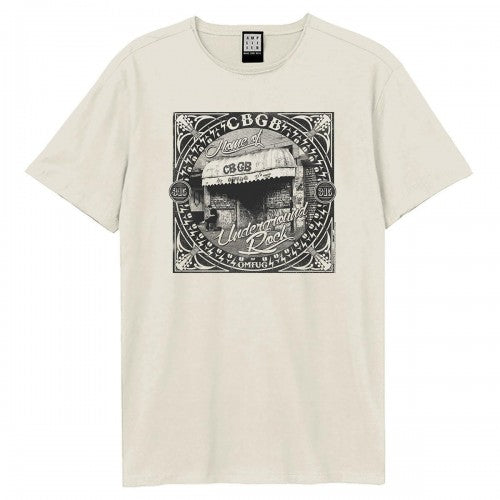 Front - Amplified Unisex Adult CBGB  Underground Rock T-Shirt