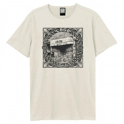 Front - Amplified Unisex Adult CBGB  Underground Rock T-Shirt