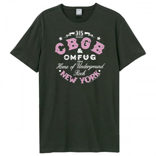 Front - Amplified Unisex Adult CBGB Two Tone Logo T-Shirt