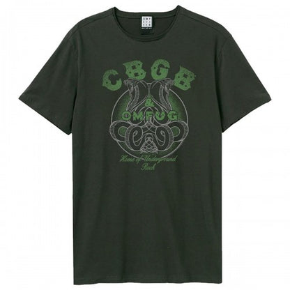 Front - Amplified Unisex Adult CBGB Snake Logo T-Shirt