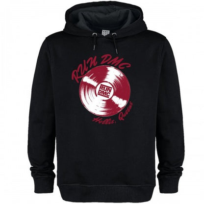 Front - Amplified Unisex Adult Record Run DMC Hoodie