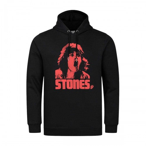 Front - Amplified Unisex Adult Mick Photo Stones The Rolling Stones Hoodie