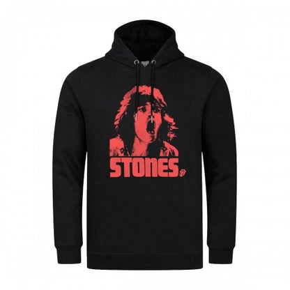 Front - Amplified Unisex Adult Mick Photo Stones The Rolling Stones Hoodie