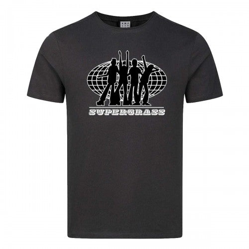 Front - Amplified Unisex Adult Supergrass 25 Logo T-Shirt